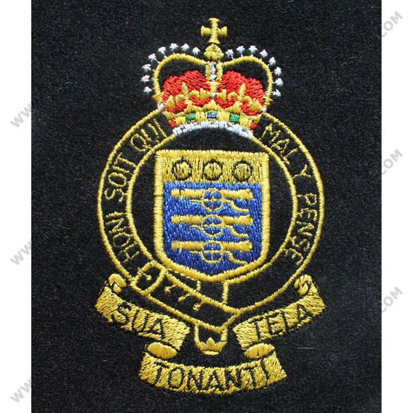 E.c.snaith And Son Ltd - Raoc Silk Blazer Badge - Blazer - Badges