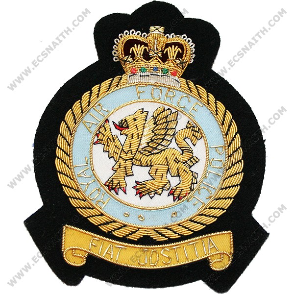 RAF Police Wire Blazer Badge - Military Police - Corps / Reg - E.C ...