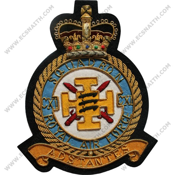 Royal Air Force Blazer Badge, 111 Squadron, Wire - Blazer - Badges - E ...