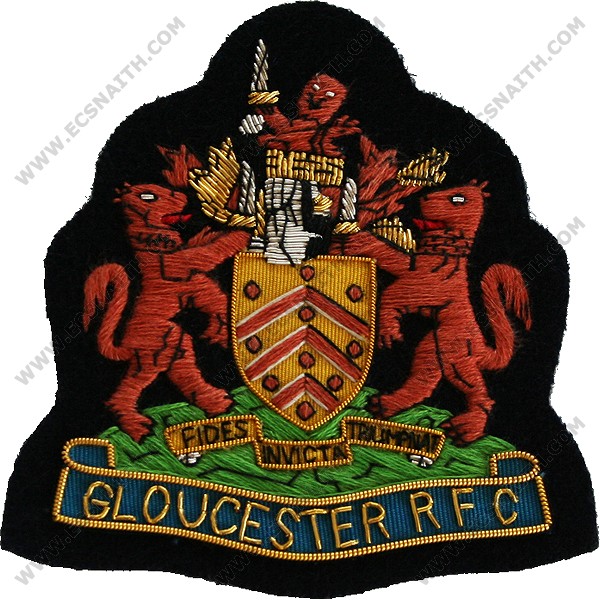 Gloucester Rugby Football Club Blazer Badge - Blazer - Badges - E.C ...