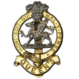 Queen's Regiment Cap Badge
