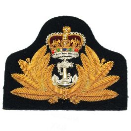 Royal Navy Cap Badge, Officers - UK Supplier - E.C.Snaith and Son Ltd