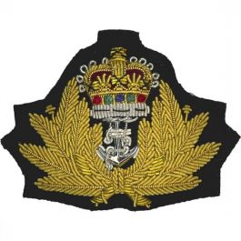 Royal Navy Beret Badge, Officers - UK Supplier - E.C.Snaith and Son Ltd