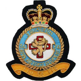 Royal Air Force Regiment Blazer Badge, 34 Squadron, Wire