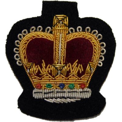Gold On Black No.1 Dress Badge (WO2) - UK Supplier - E.C.Snaith and Son Ltd