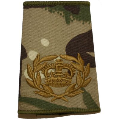 MTP Style Rank Slide Regimental Quartermaster Sergeant (RQMS)