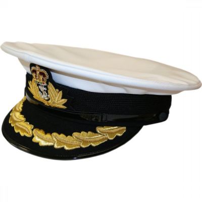 Royal Navy Commanders Cap - UK Supplier - E.C.Snaith and Son Ltd