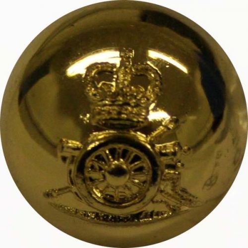 Royal Horse Artillery Button, Ball, Gilt (26L)