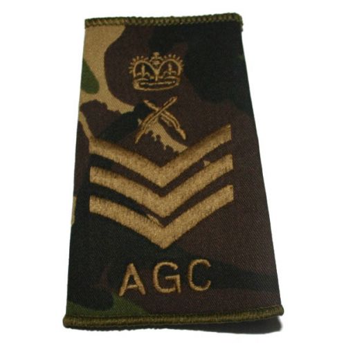 AGC Rank Slides, CS95, (S/Sgt), X Rifles